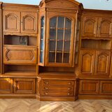 Vanzare biblioteca, canapea cu fotolii, comoda TV